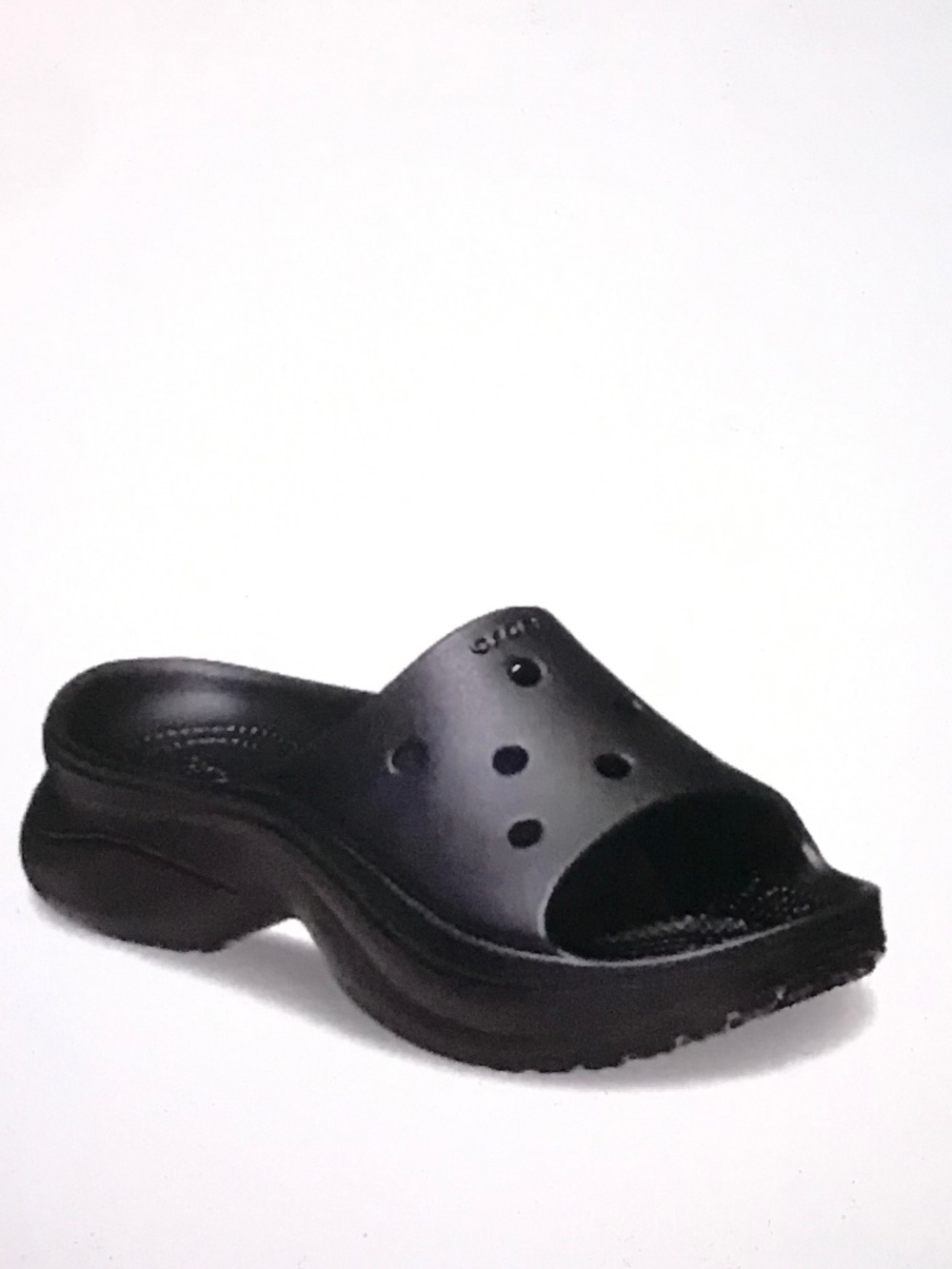 CROCS Bae Platform Slide Sandals Black NWT Women’s Size 11